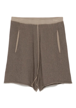 Label Under Construction cotton shorts - Brown