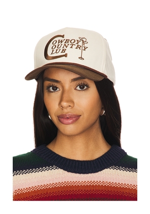Sendero Provisions Co. Cowboy Country Club Hat in Ivory.
