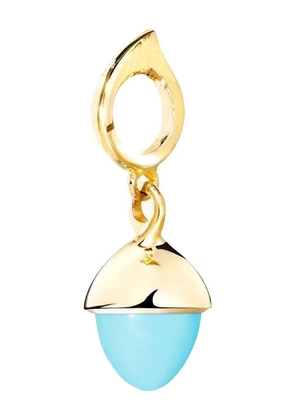 TAMARA COMOLLI 18kt yellow gold Mikado Flamenco Turquoise pendant necklace