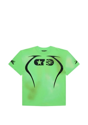 HELLSTAR warm up printed T-shirt - Green