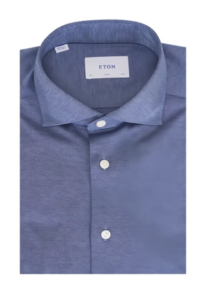Eton button-front-fastening shirt - Blue