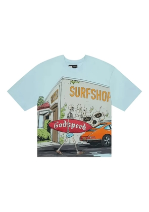 GODSPEED Surf Shop graphic T-shirt - Blue