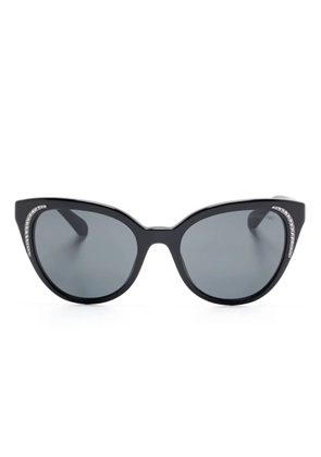 Swarovski Eyewear crystal-embellished sunglasses - Black