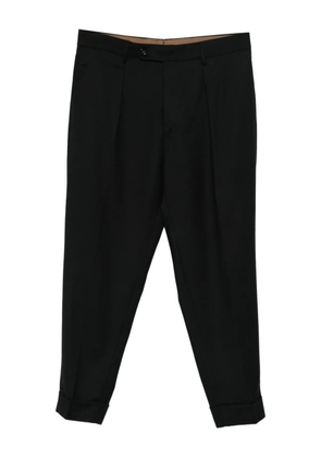 Berwich Chiaia pleated cuffed trousers - Black