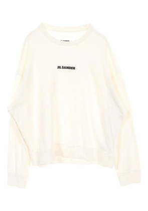 Jil Sander Pre-Owned 2010s logo-print sweatshirt - White