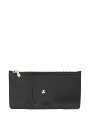 Montblanc Meisterstück leather zip clutch - Black