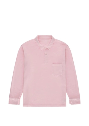 Fortela cotton pocket polo shirt - Pink