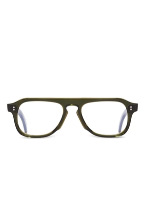 Cutler & Gross pilot-frame glasses - Green