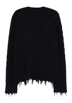 CROQUIS distressed jumper - Blue