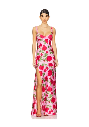 Show Me Your Mumu Maude Maxi Dress in Pink. Size XS. Also in L, M, S, XL.