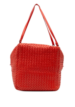 Bottega Veneta Pre-Owned 2011 Nappa Intrecciato Cube shoulder bag - Red