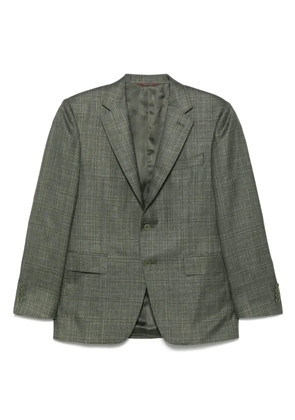 Canali single-breasted blazer - Green