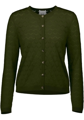 Allude button-down cardigan - Green