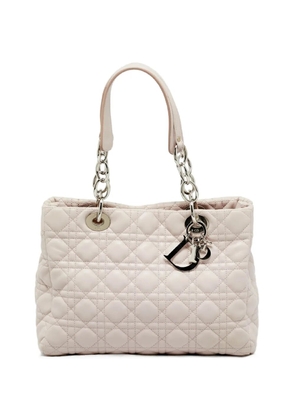 Christian Dior Pre-Owned 2011 Cannage charms shoulder bag - Neutrals