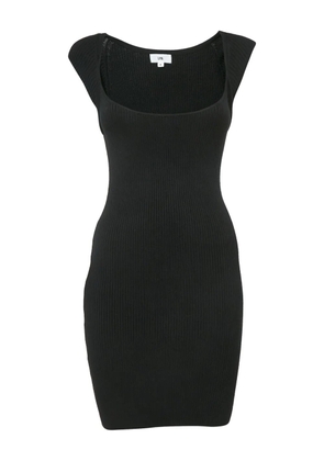 LPA square-neck ribbed dress - Black