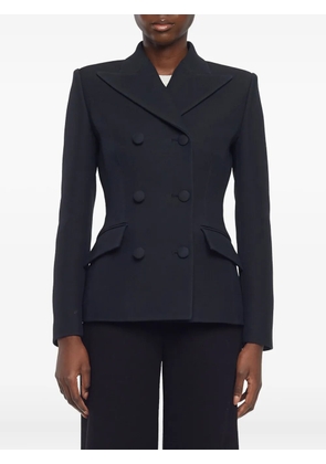 Adam Lippes double-breasted peak-lapel blazer - Blue