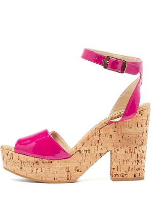 Stella McCartney Pre-Owned 110mm cork platform sandals - Pink