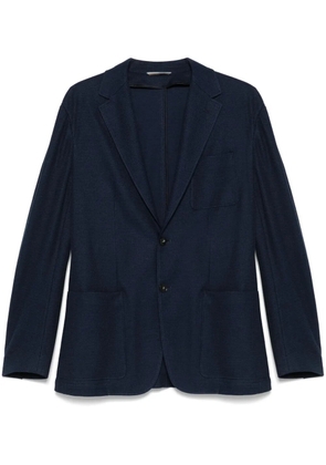 Canali textured blazer - Blue