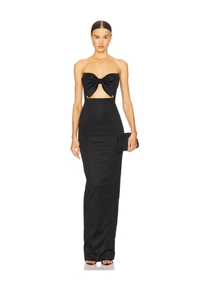 SAU LEE Esther Gown in Black. Size 0. Also in 10, 12, 2, 4, 6, 8.