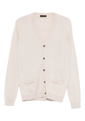 Roberto Collina button pocket cardigan - Neutrals
