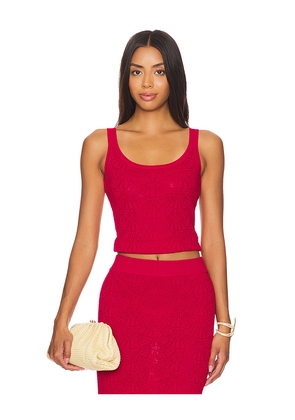 SNDYS x REVOLVE Josefina Top in Red. Size L. Also in M, S, XL, XS, XXL, XXS.