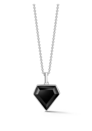 Mateo sterling silver Pentagon onyx necklace
