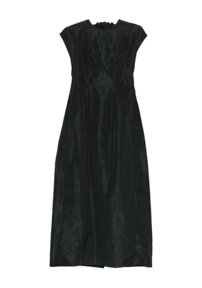 Simone Rocha cap-sleeve taffeta dress - Black