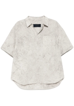 Juun.J graphic-print shirt - Grey