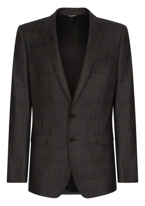 Dolce & Gabbana Prince of Wales check pattern blazer - Grey