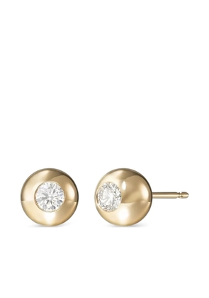 Melissa Kaye 18K yellow gold medium Audrey diamond earrings