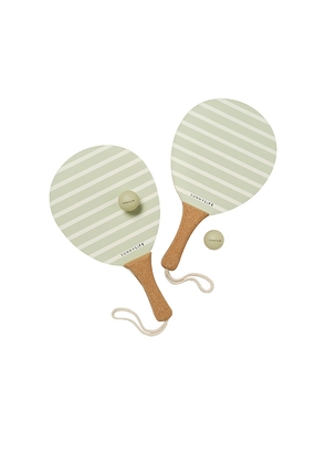 Sunnylife Vintage Beach Paddles in Sage.