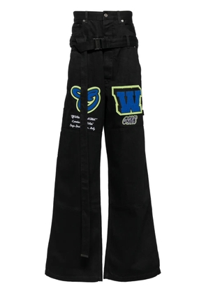 Off-White Vars Hamer wide-leg jeans - Black
