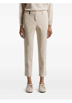 Peserico cropped trousers - Neutrals
