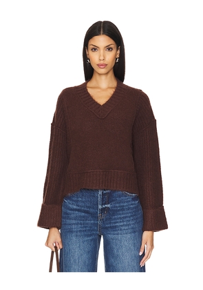 PISTOLA Joy Sweater in Brown. Size L. Also in M.