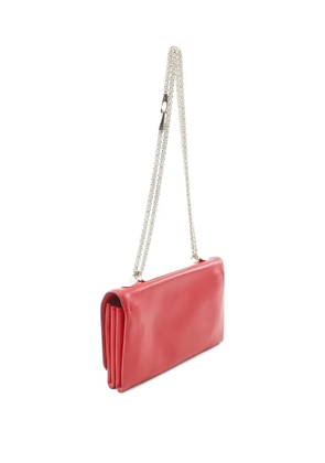 Valentino Garavani Pre-Owned 2000s chain rockstud leather shoulder bag - Red