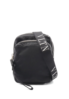Valentino Garavani Pre-Owned 2010s logo-detail messenger bag - Black