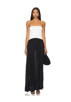 Solid & Striped The Sasha Dress in White,Black. Size L. Also in S.