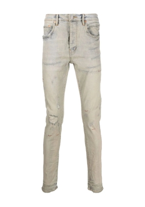 Purple Brand distressed light-wash jeans - Blue