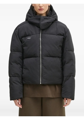 Pangaia hooded puffer jacket - Black