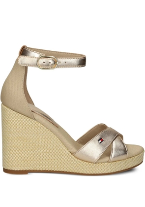 Tommy Hilfiger leather sandals - Gold
