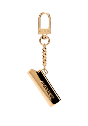AMBUSH lighter case brass keychain - Gold