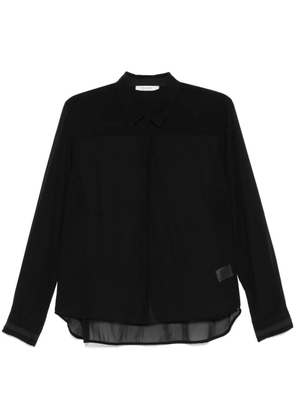 Kristensen Du Nord semi-sheer shirt - Black