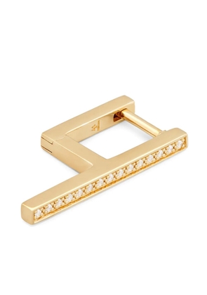 Tom Wood 9kt yellow gold Sleek diamond earring