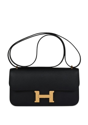 Hermès Pre-Owned 2024 Constance Elan Epsom rose gold-hardware shoulder bag - Black