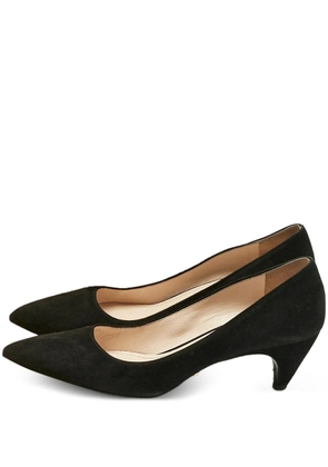 Prada Pre-Owned suede pointed pumps - Black