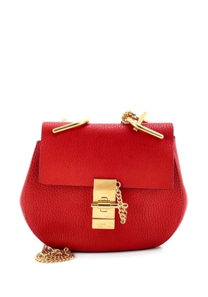Chloé Pre-Owned Drew Leather Mini crossbody bag - Red