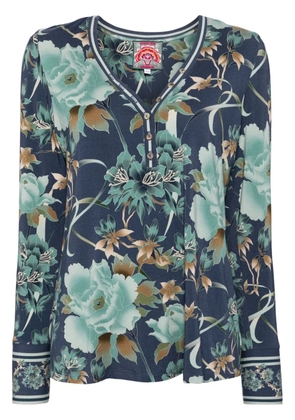 Johnny Was The Janie Favorite Henley - Blue