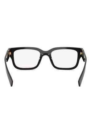 Miu Miu Eyewear logo-detail square-frame glasses - Black