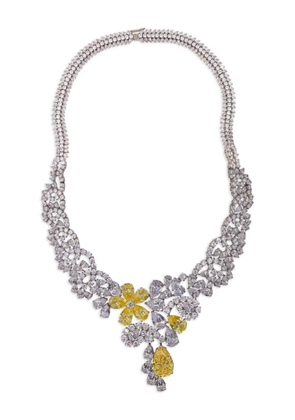 Juwelina Paris Coeur De Fleur necklace - Yellow