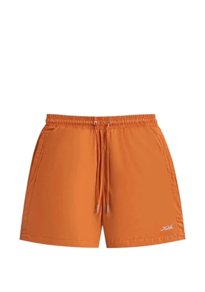 KITH drawstring active shorts - Orange